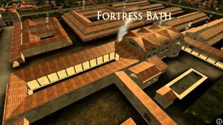 Animation of ancient Roman Fort in Caerleon Wales [upl. by Lorant]