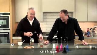 How to make a frappé coffee using an aerolatte milk frother [upl. by Stucker397]