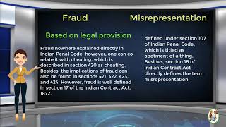 What is Difference Between Fraud amp Misrepresentation [upl. by Efron]