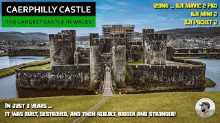 Caerphilly Castle  The Largest in Wales 2nd in Britain [upl. by Kelley536]