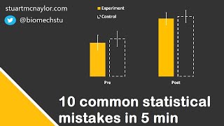 Ten Statistical Mistakes in 5 Min [upl. by Sande]