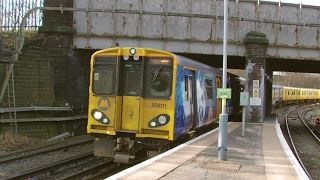 Half an Hour at 216  Birkenhead North Station 1022017  Class 507 508 terminus [upl. by Schonfield]