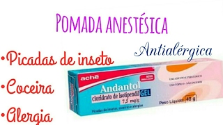 Resenha PomadaAndantol Gel [upl. by Ayahsal]