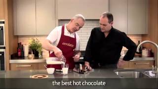 How to make a hot chocolate using an aerolatte milk frother [upl. by Tterb570]