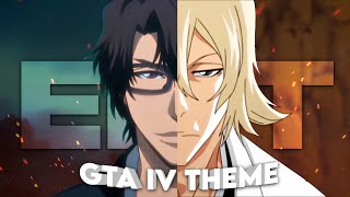 Aizen x Urahara  GTA IV Theme Edit [upl. by Skcirdnek]